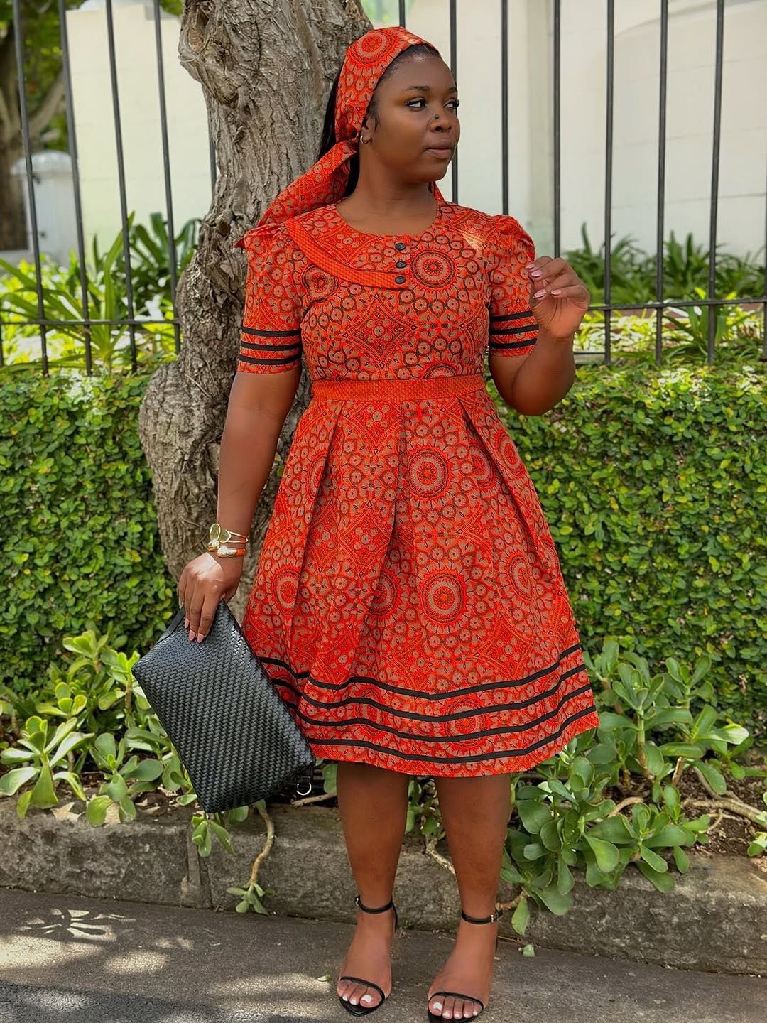 Exclusive African Print Maxi Traditional Dress