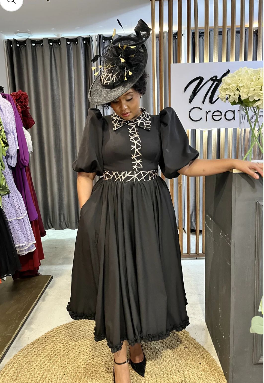 Onyx Midi Dress