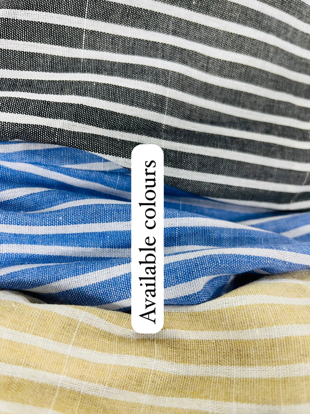 Whistles Neutral Petite Linen Stripe Trouser