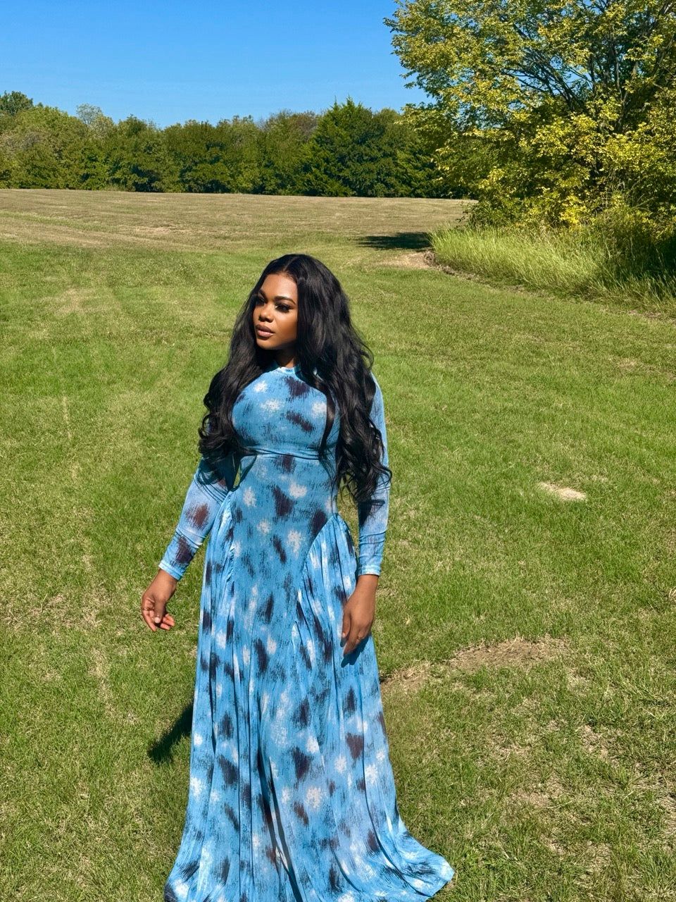 Full Length Sleeves African Dress