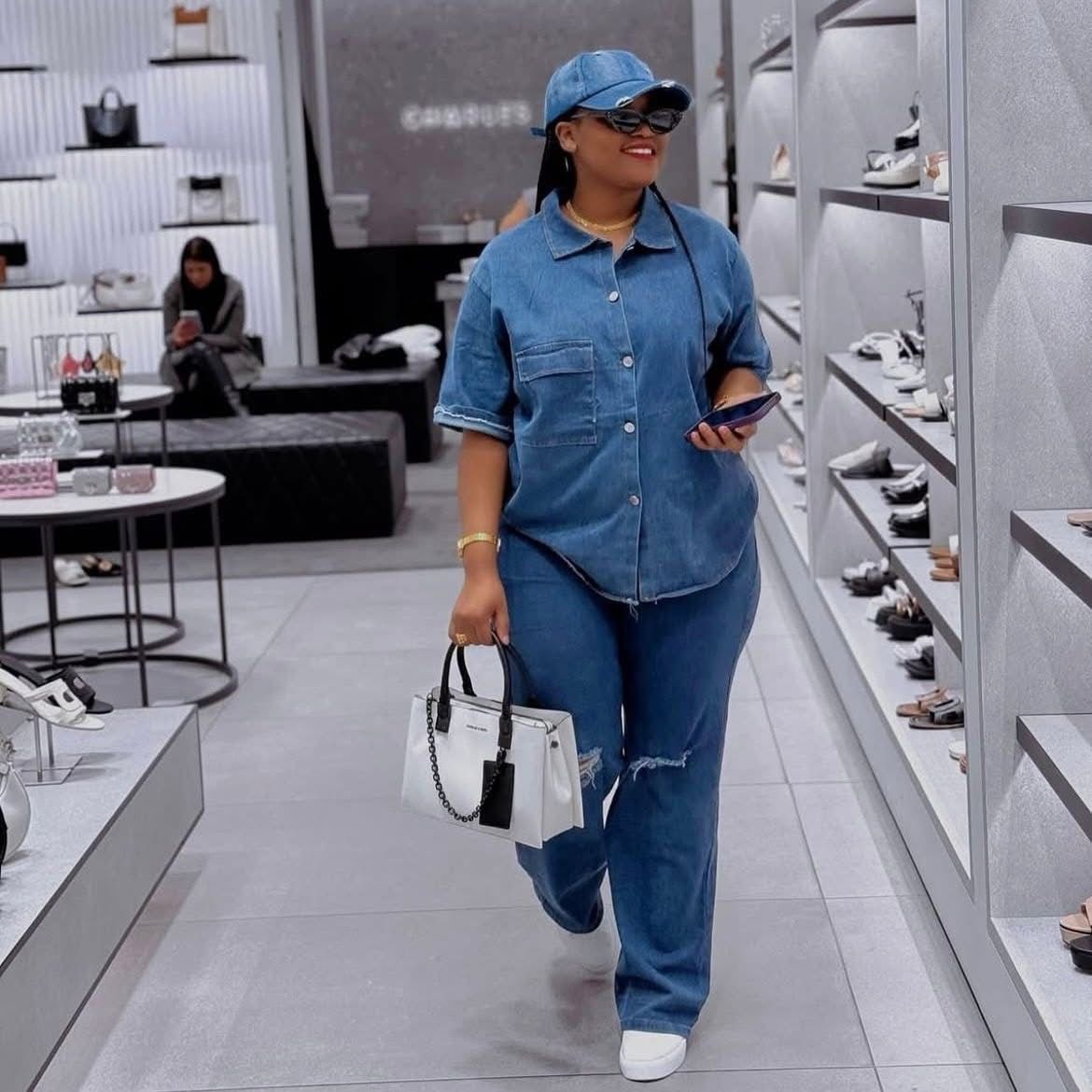 Demin Two Piece set