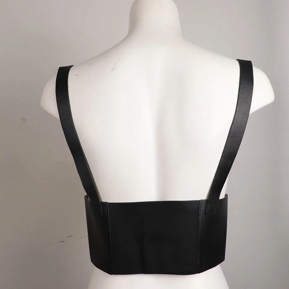 Suspender Cage Waist Wide Belt